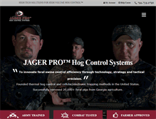 Tablet Screenshot of jagerpro.com
